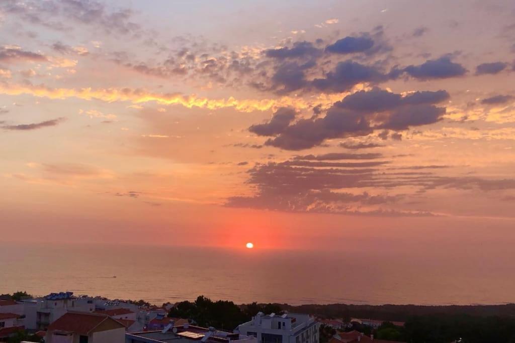 Nazare Boutique W Sea View And Private Rooftop Terace Daire Dış mekan fotoğraf